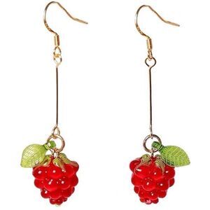 Berry drop earrings A704